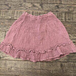 Zara Girls' Smocked Waist Skirt